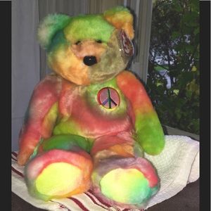 Vintage Ty Peace Beanie Buddy 1999